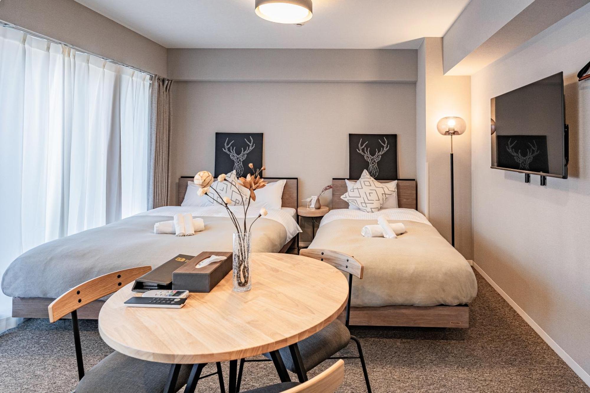 Apartment Hotel 11 Umeda Kamiyama Oszaka Szoba fotó